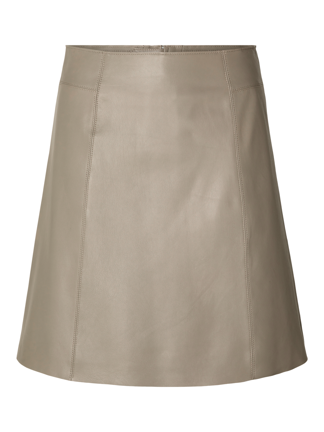 Ibi Skinnskjørt - Beige/ Greige